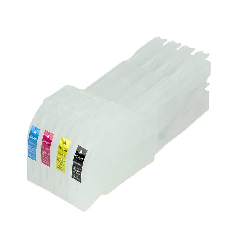 Cartuse reincarcabile XL pentru Brother LC1000 LC970 LC51 - imagine 4